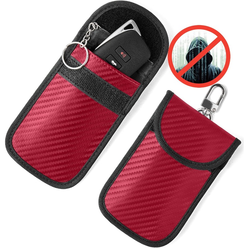 Car Key Signal Blocker - قطعتان من حافظة حجب إشارة مفتاح