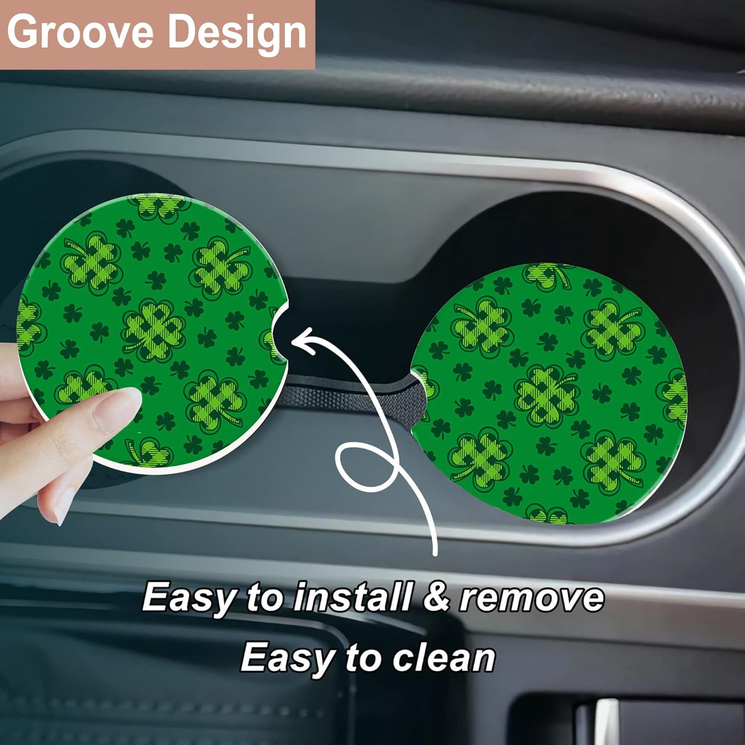 Car Accessories Cork - قاعدة أكواب للسيارة لحاملي الأكواب، قاعدة