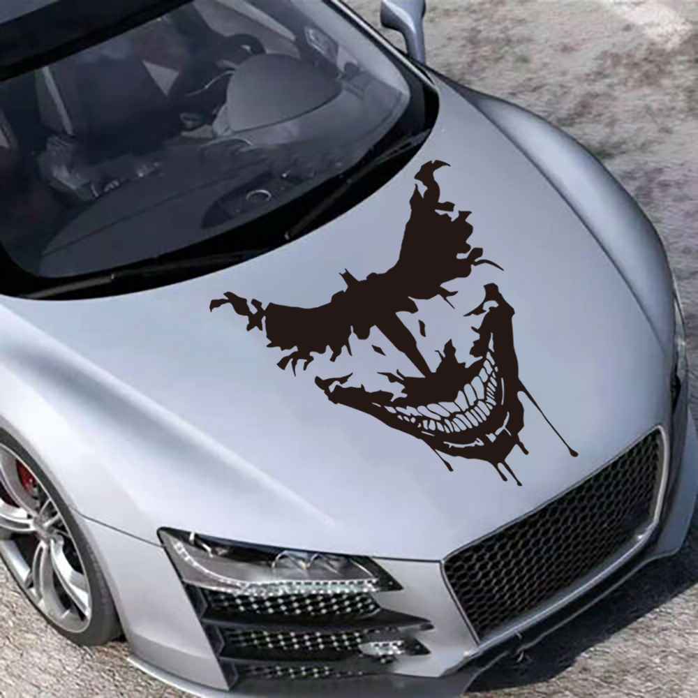 Car Accessories Joker - ملصق سيارة كارتوني يضحك جوكر HAHAHA