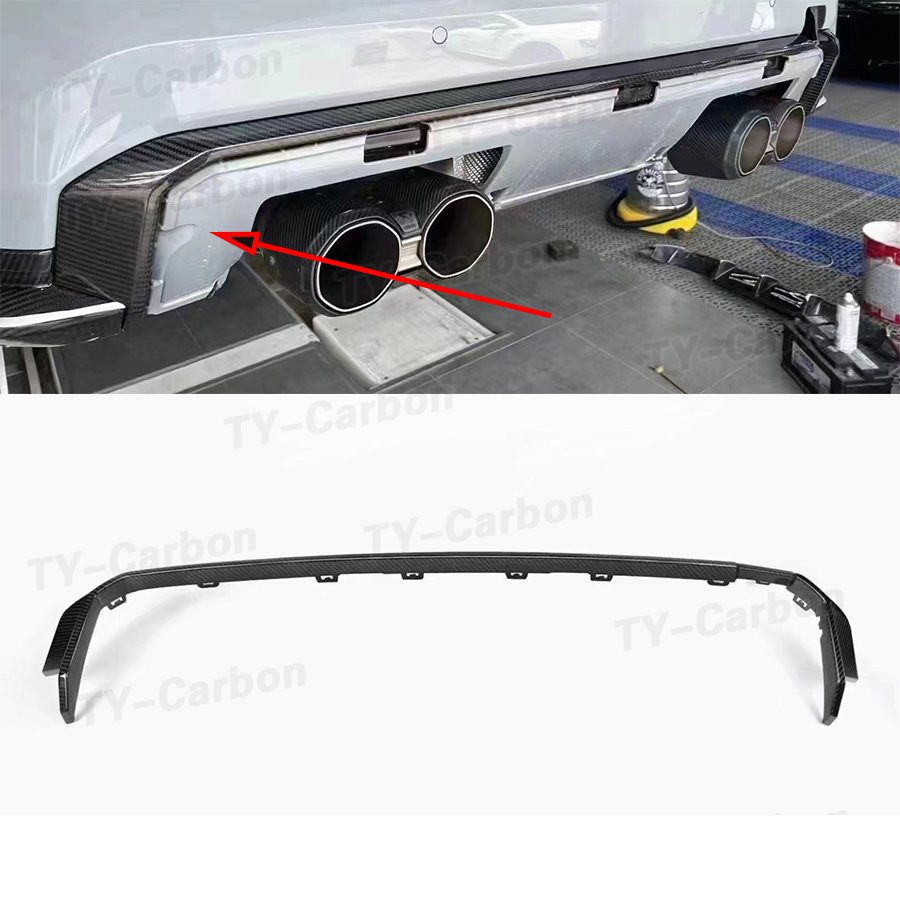 Car Accessories Lipa - شريط ناشر خلفي من ألياف الكربون
