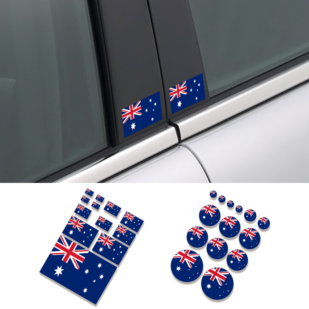 Car Accessories Australia - مختلف العلم الأسترالي التصميم ملصق الرسومات