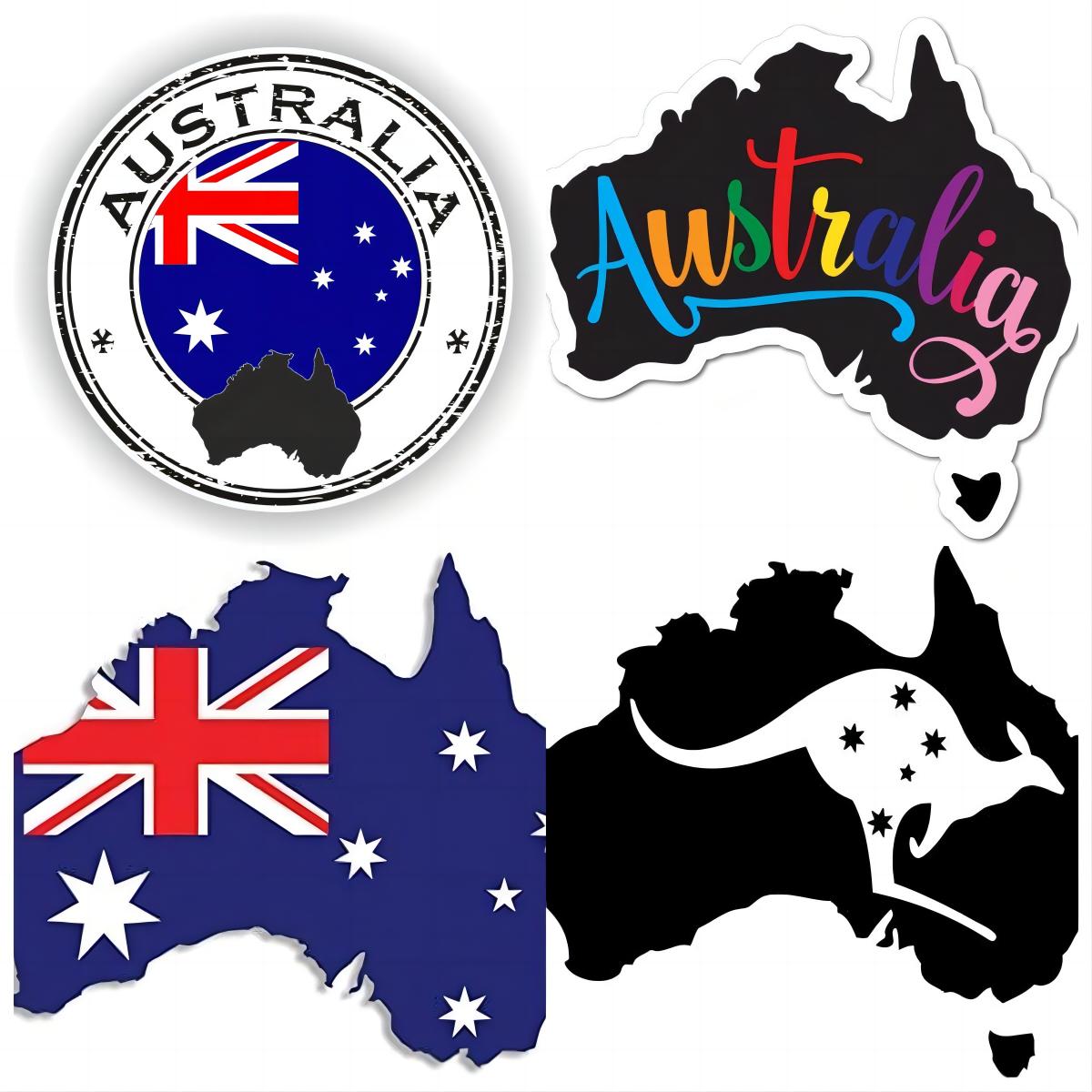 Car Accessories Australia - أستراليا العلم ملصق وملصق مائي اكسسوارات