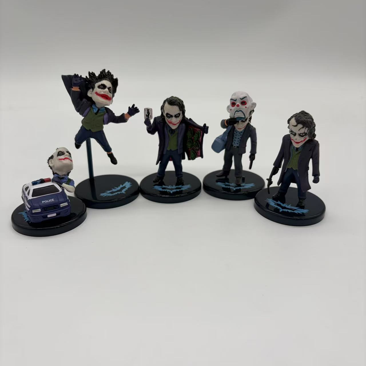 Car Accessories Joker - 5 قطعة/المجموعة فارس الظلام جوكر PVC