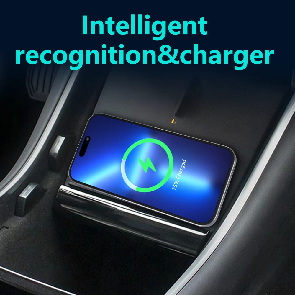 شاحن سيارة لاسلكي ل تسلا موديل - مراجعة Wireless Car Charger وسعره