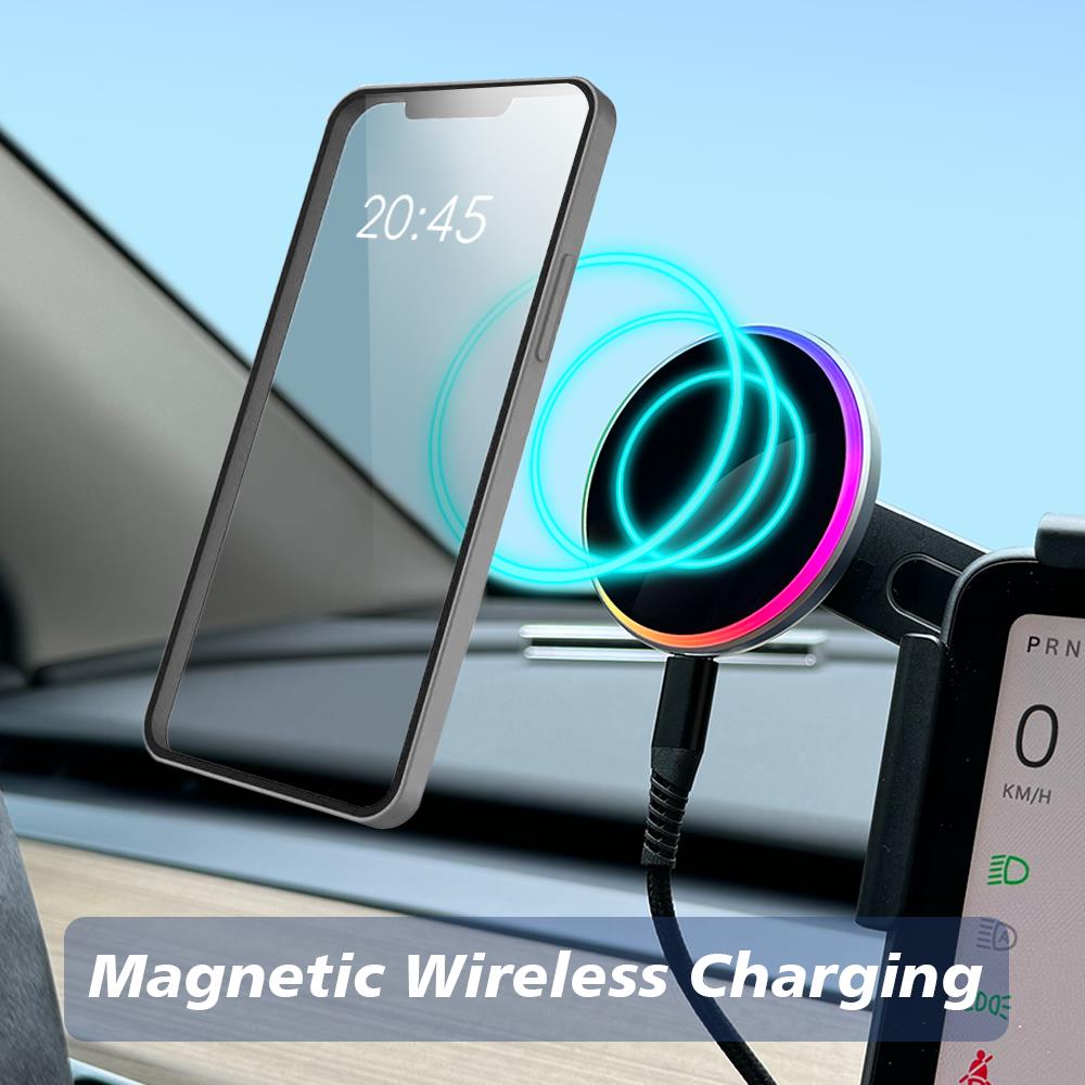 حامل هاتف للسيارة متوافق مع ال - مراجعة Wireless Car Charger وسعره