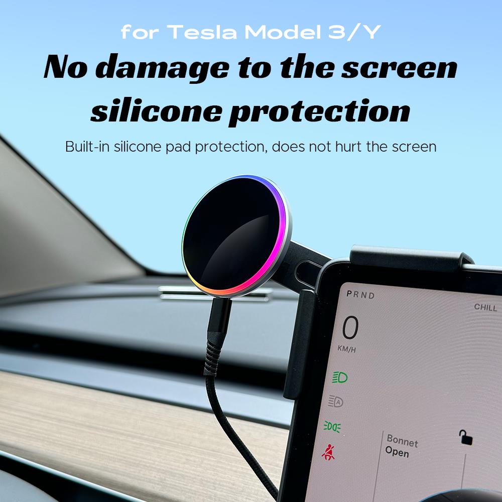 حامل هاتف للسيارة متوافق مع ال - مراجعة Wireless Car Charger وسعره