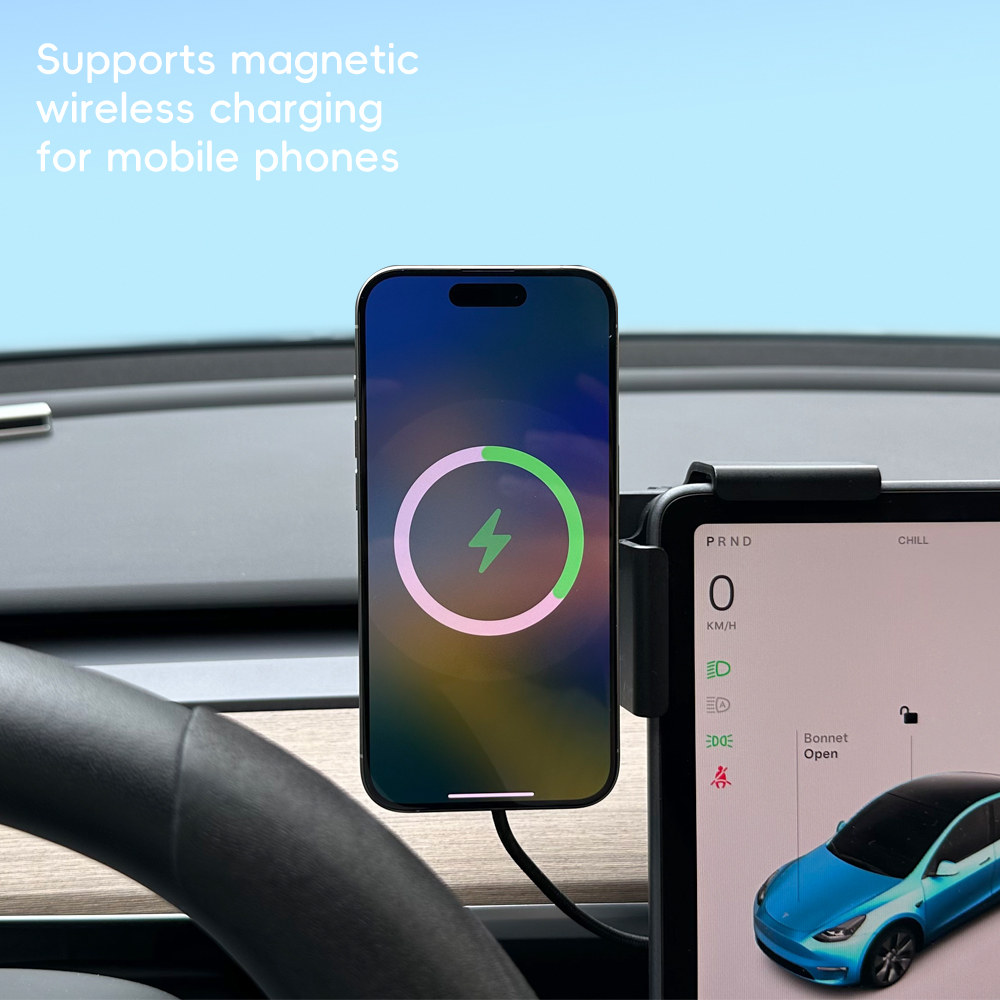 حامل هاتف للسيارة متوافق مع ال - مراجعة Wireless Car Charger وسعره