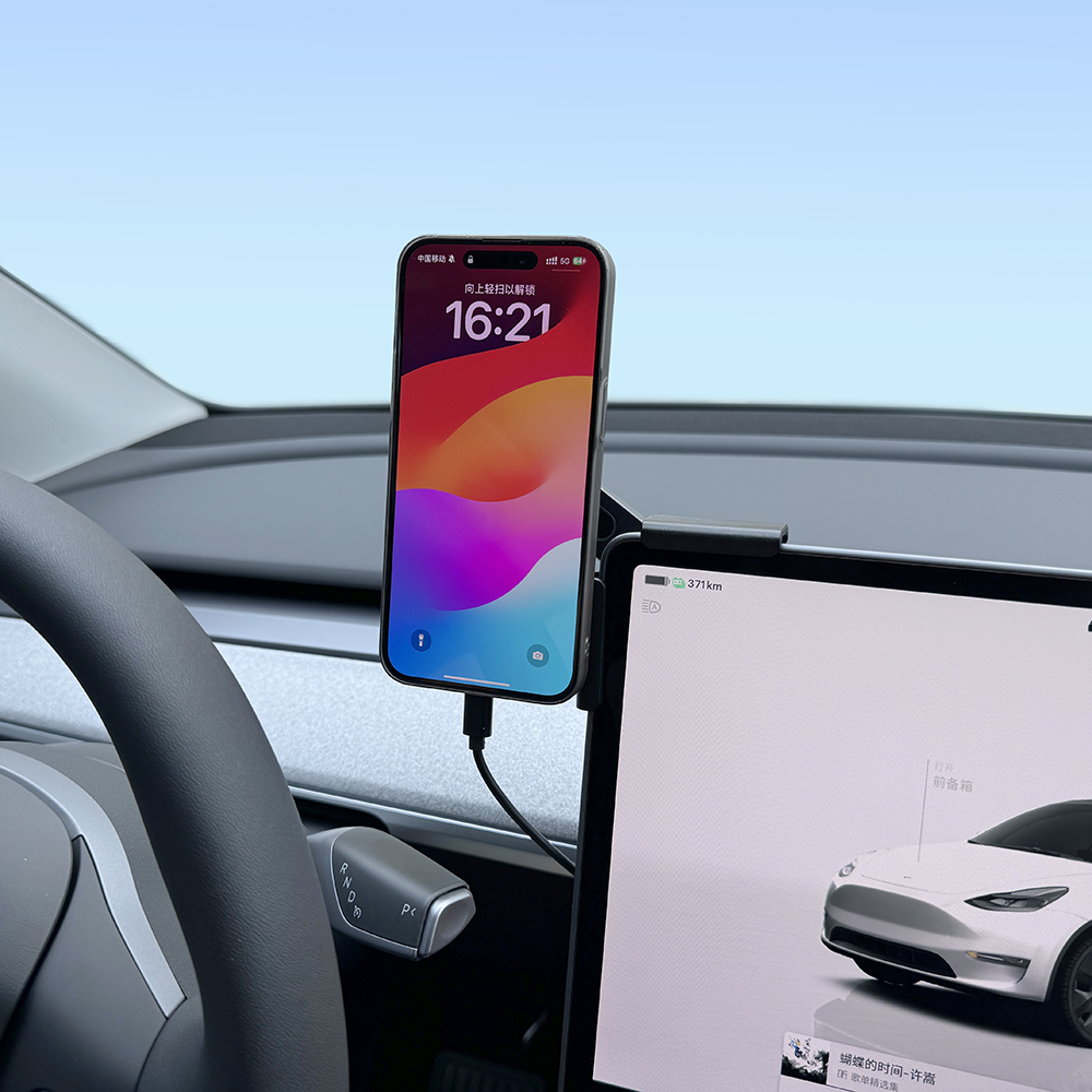 حامل هاتف للسيارة متوافق مع ال - مراجعة Wireless Car Charger وسعره