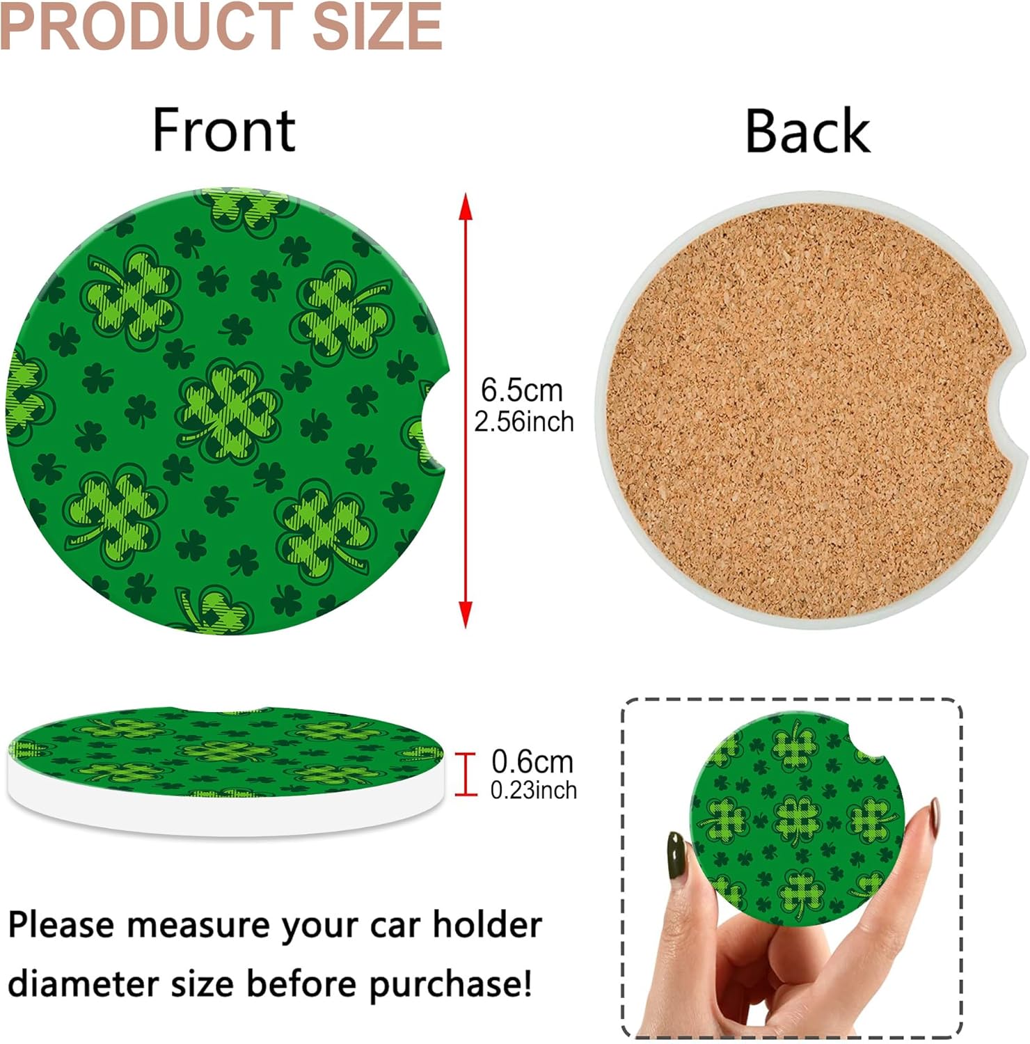 قاعدة أكواب للسيارة لحاملي الأ - مراجعة Car Accessories Cork وسعره