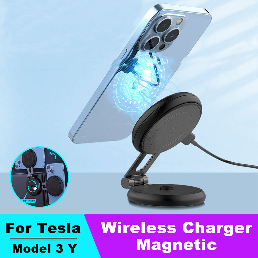 حامل هاتف السيارة المغناطيسي ا - مراجعة Wireless Car Charger وسعره