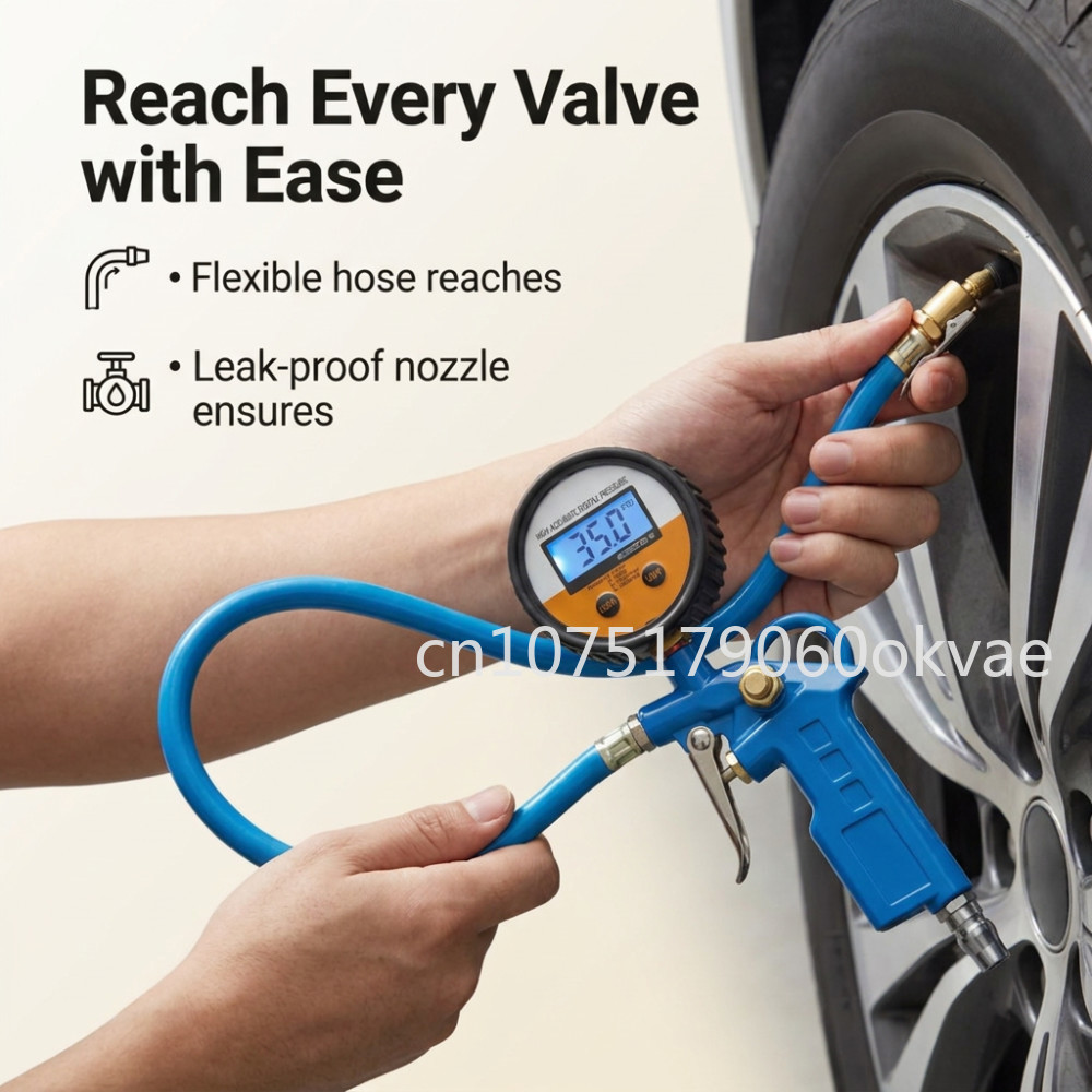 منفاخ إطارات رقمي مع مقياس ضغط - مراجعة Car Accessories Under 200 وسعره
