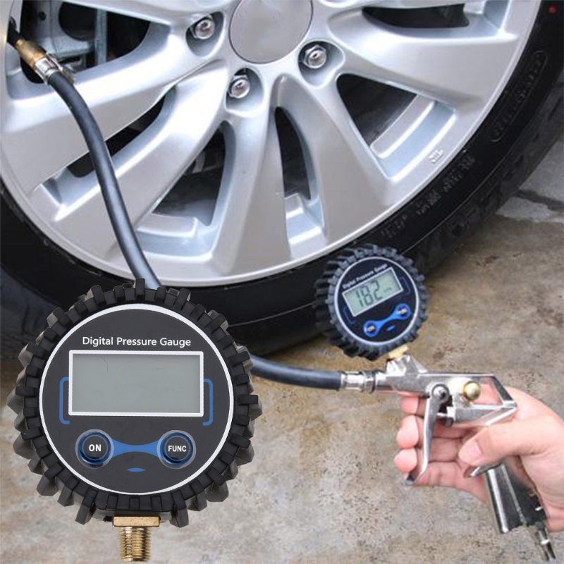 مقياس ضغط الإطارات الرقمي 1/8  - مراجعة Car Accessories Under 200 وسعره