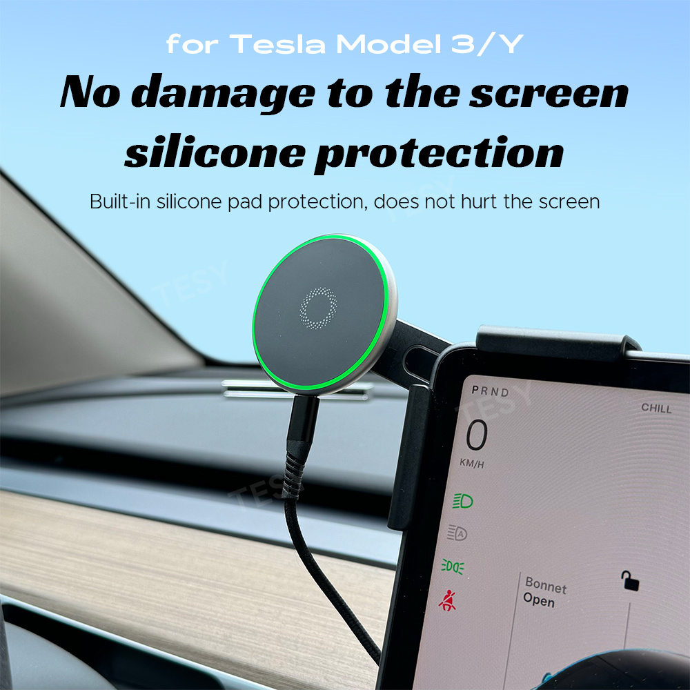 حامل هاتف للسيارة مع شاحن لاسل - مراجعة Wireless Car Charger وسعره