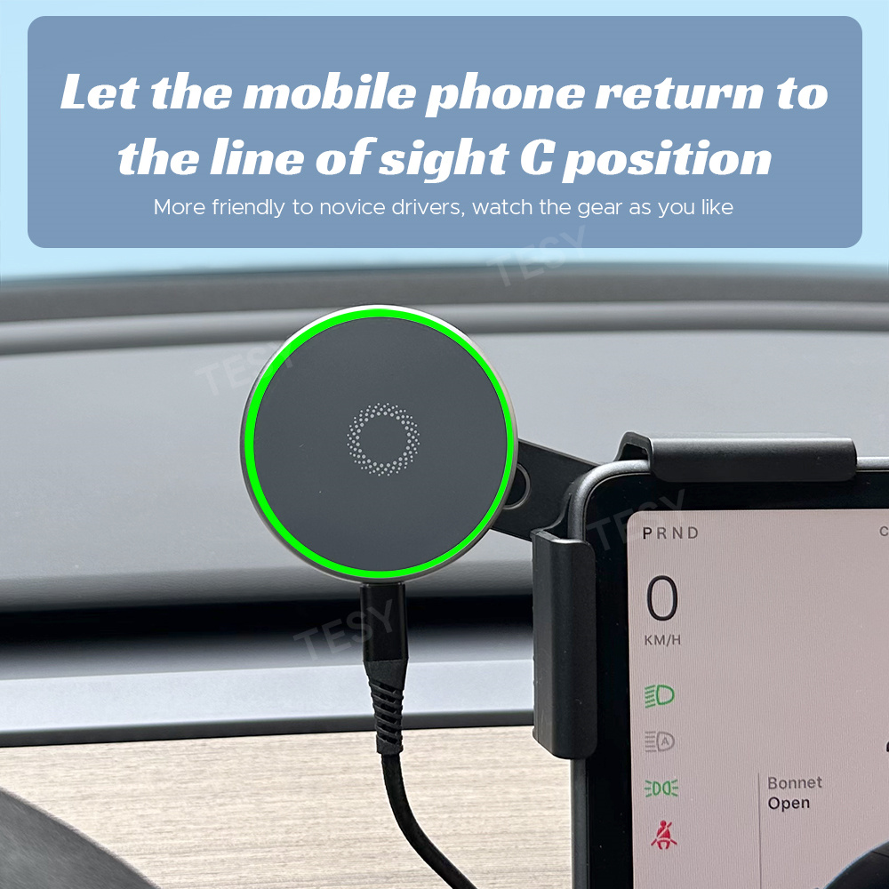 حامل هاتف للسيارة مع شاحن لاسل - مراجعة Wireless Car Charger وسعره
