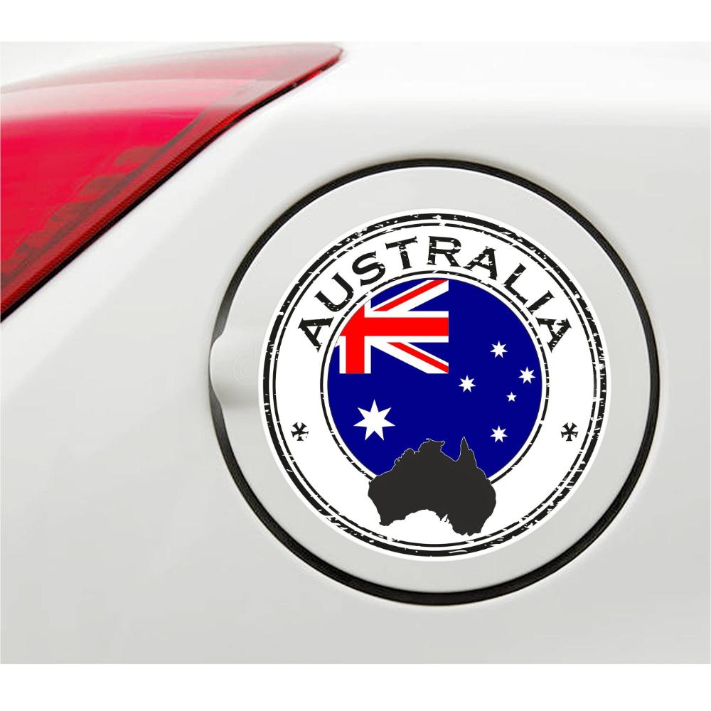 أستراليا العلم ملصق وملصق مائي - مراجعة Car Accessories Australia وسعره